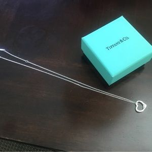 Tiffany Authenticated Open Heart Necklace